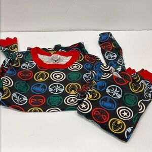 Hanna Andersson Marvel Superheroes Unisex Pajama Set size 12